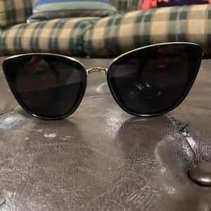 Black and gold sunglasses